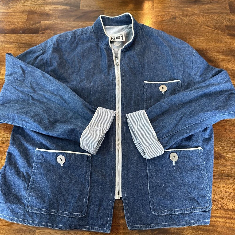 Sandra Ow-Wing N.R.1 blue jacket USA‎ Vintage